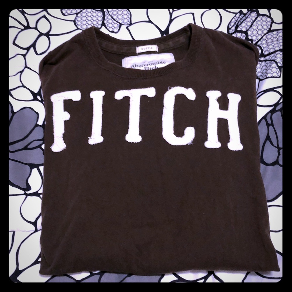 Brown ab&f shirt